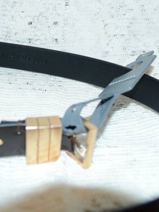 NWT All Saints XL Brown Spazzoalto Women\'s Leather Belt